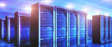 Data servers lined up