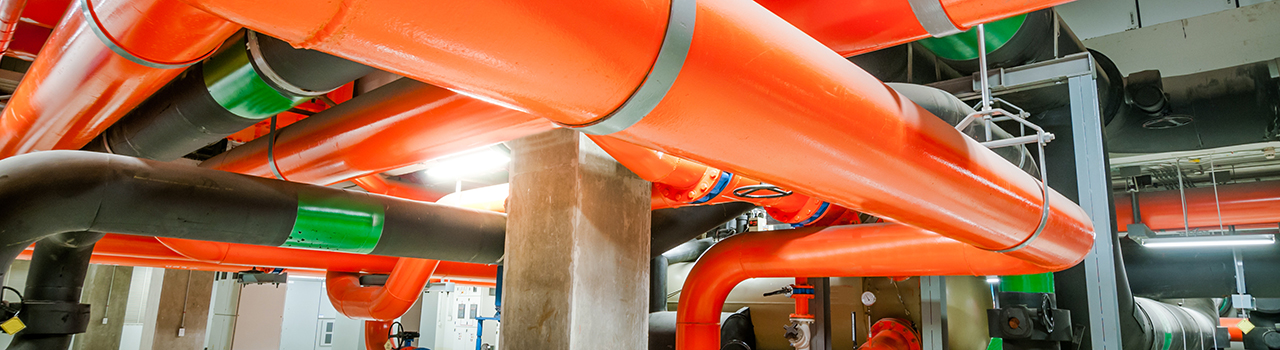 Pipes in factory