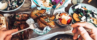 A selection of delicious healthy foods