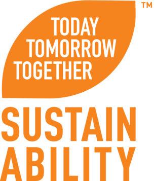 Today, tomorrow, together. Sustainability icon