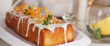 Table view of Lemon Loaf Bread