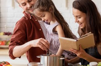 family-cooking-plant-based-meal